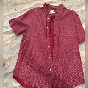 Old Navy short sleeve button down camp shirt